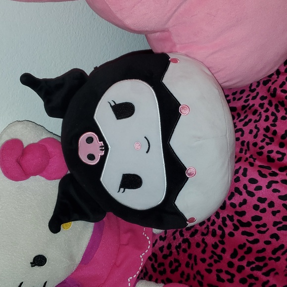Squishmallows Other - Kuromi Squishmallow Black and White Pink Plush